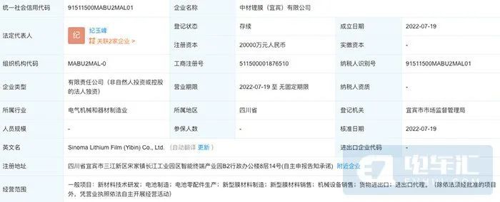 新型膜材料驅動產業升級 科達利擴產動力電池結構件，中國石化布局重卡換電引領綠色物流